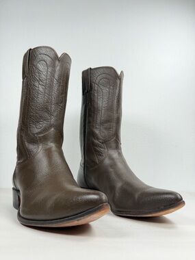 Vintage 70s Women’s Justin Exotic Cowgirl Boots Size 7.5 C Wild Boar Made In USA